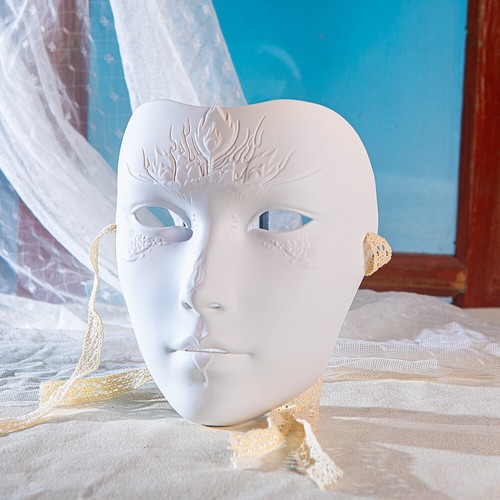 Frauen Männer Cyberpunk Maske Cosplay alter Stil Street Dance Techno Masken UK - Bild 10 von 14