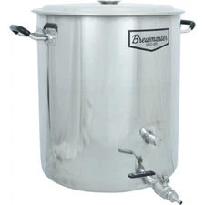 14 Gallon Brewmaster Stainless Steel Brew Kettle 2 Ports Beer Wine Moonshine