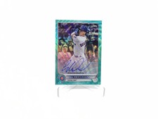 GREG DEICHMANN 2022 Topps Chrome RC Aqua Wave Refr. 173/199 RA-GD Auto CUBS