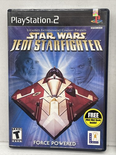 Star Wars Starfighter & Jedi Starfighter PS2 Etiqueta Negra Completo Probado - Imagen 2 de 9