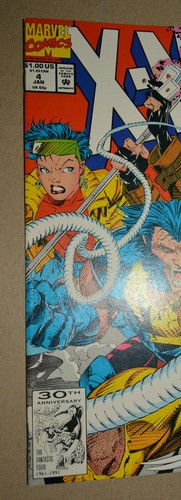 X-MEN VOL. 2 #4 1 LLAVE DE CÓMICS MARVEL ROJO CRUDO OMEGA DE ALTA CALIDAD DE JIM LEE - Imagen 4 de 10