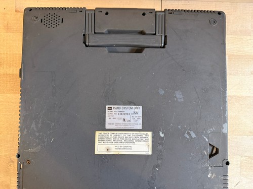 Rzadki vintage laptop Toshiba T5200/100 MS DOS 5.0 1991 - zły odczyt FDD - Zdjęcie 15 z 17