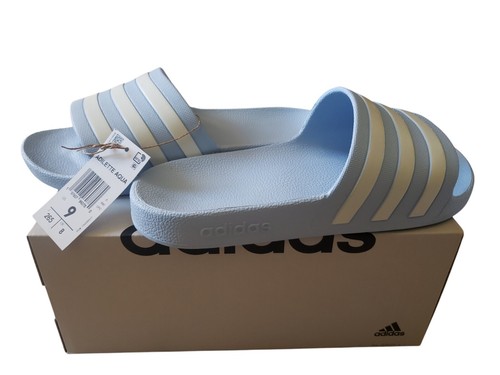 Brandneu Authentisch Adidas Herren Damen Unisex Adilette Aqua Sandalen Schlappen - Bild 58 von 71