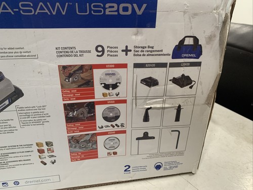 Dremel US20V-01 Cordless Compact Multi-Saw Kit with 1 Battery - Picture 14 of 19