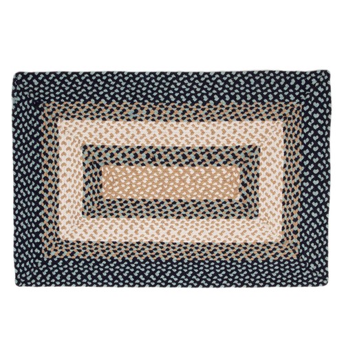 Maritim Flecht Vorleger Blau & Marine Weiß Teppich für Wohnzimmer und Schlafzimmer - Bild 17 von 17