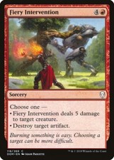 Fiery Intervention (118) Dominaria DOM MTG Magic