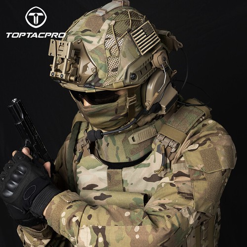 TOPTACPRO Tactical Universal Neck Guard Collar Neck Protector for JPC FCSK CPC - Picture 4 of 18