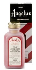 RED Lustre CREAM CLEANER POLISH Conditioner Leather shoes boots luster ANGELUS