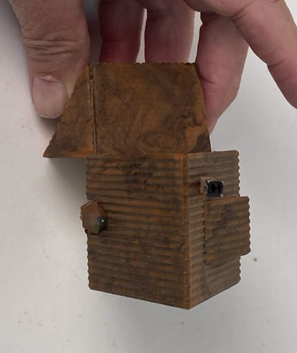 Faller HO TT N Half Timbered House From 931 Kit 2-1/2" x 3" x 4-3/8" High - Picture 3 of 4