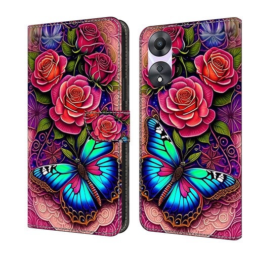 Case for Oppo A58 A78 A98 A38 Find X5 Pro Pattern Flip Wallet Case Phone Cover - 第 14/28 張圖片