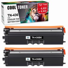 2PK Compatible With Brother TN436 BK Toner HL-L8360CDW MFC-L8900CDW MFC-L9570CDW