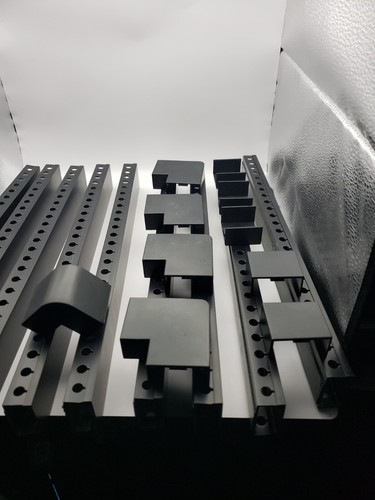 9x15.25 inch raceway kit with 6 straight connectors and 4 corners - Picture 2 of 6