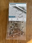 New Sonoma Ultimate Shower Curtain Hooks - Stainless Steel (12 In Pack)