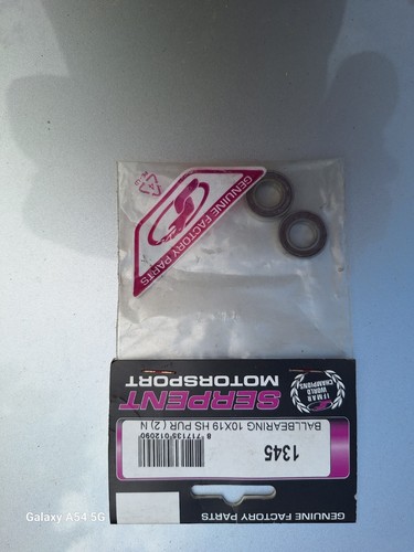 Serpent 1345 Cuscinetti a Sfera 10x19 mm (2) Ball Bearing HS Purple modellismo