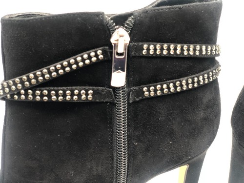 Vince Camuto Nuevas Botas de Gamuza Negras Estrás Talla 8 1/2 M Stiletto - Imagen 7 de 20