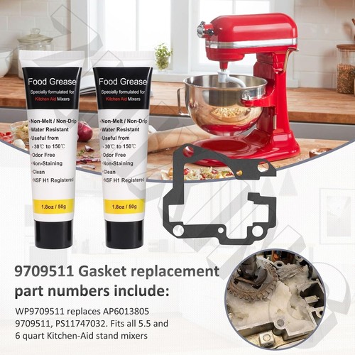 Kit completo de engranajes cónicos y mezcladores - Compatible con Whirlpool KitchenAid - Imagen 6 de 11
