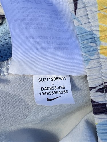 Nike Sportswear Multicolor Icon Logo Printed Swim Sport Shorts Kids Sz Large - Picture 8 of 9