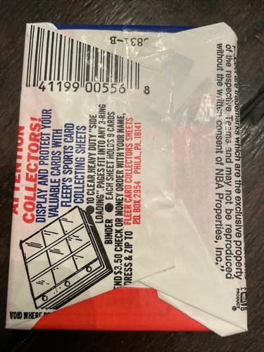 (1) Unopened Wax Pack 1989 Fleer Basketball ~ Possible Michael Jordan Card!!! - Picture 3 of 8