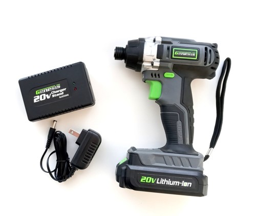 Genesis GLID20A 20V Impact Driver, 1/4" Hex Quick-Change Locking Collet #HW - Picture 4 of 4