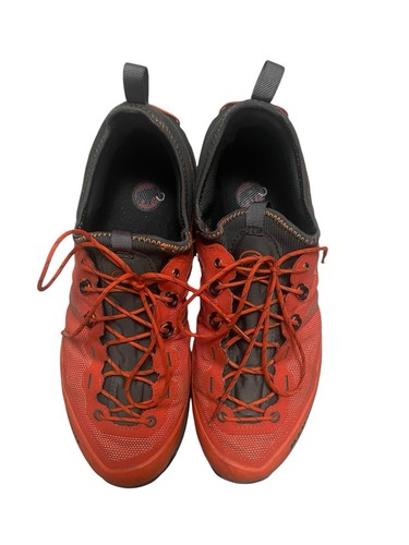 Mammut Alnasca Knit Low Mens Size 9 Orange Running Shoes Sneakers - Picture 4 of 10