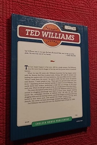 Lot of 3 Baseball Legend Books : Johnny Bench, Ted Williams. Brooks Robinson VTG - Imagen 7 de 13