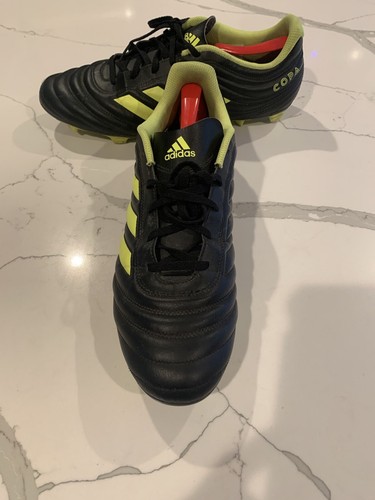 Botines de fútbol Adidas Copa para hombre 13 negros verdes con cordones zapatos de fútbol usados - Imagen 7 de 24