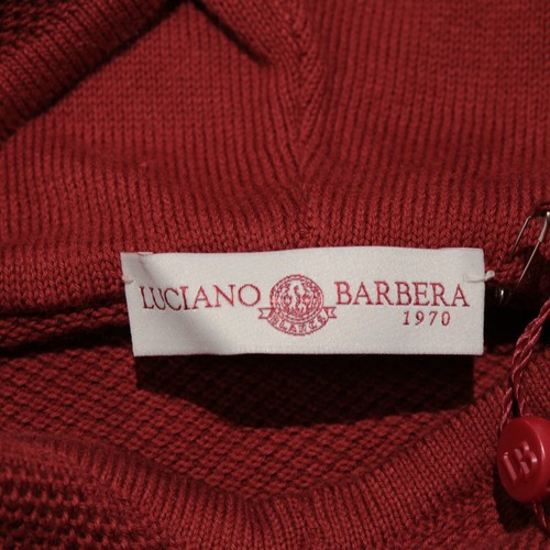 Luciano Barbera NWT Pullover Hoodie Sweater Size 50 (US M) in Orange 100% Cotton - Picture 3 of 7