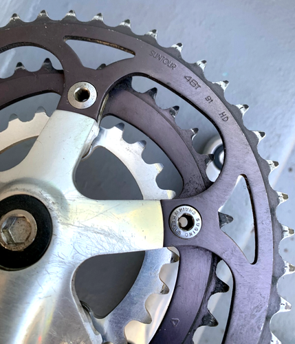 Vintage SUNTOUR XC PRO Triple MTB Mountain Bike Touring Crankset 175mm 48/36/26 - Picture 7 of 15