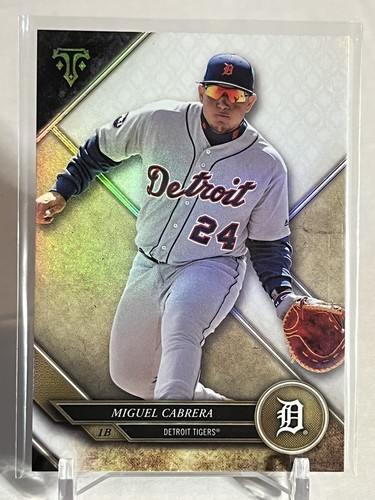 2017 Topps Triple Threads 12 Miguel Cabrera