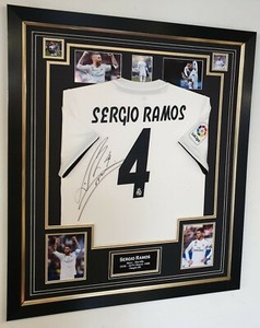 sergio ramos signed shirt