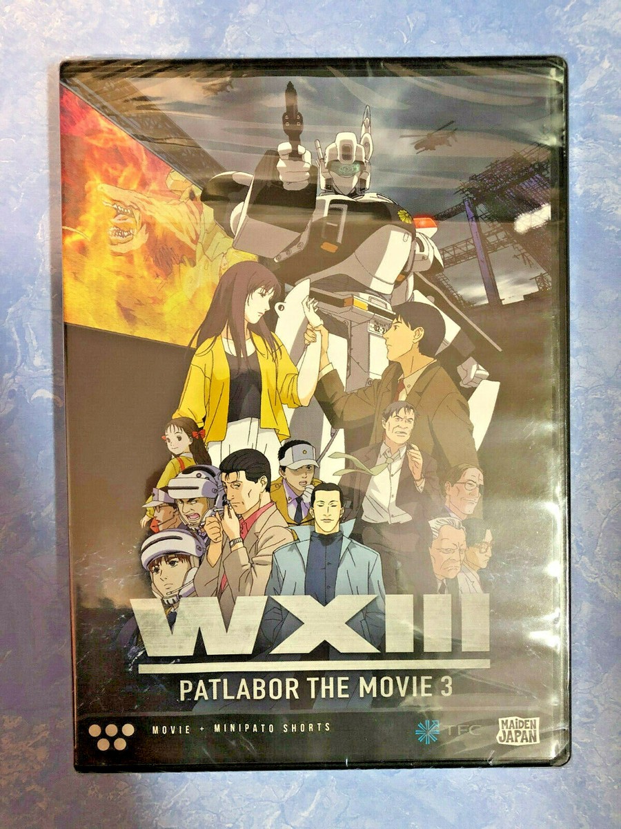WXIII (Wasted 13: Patlabor The Movie 3) Anime (DVD, 2015