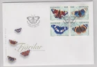 BUTTERFLIES  SWEDEN 1999 MI 2125-2128 FDC JOINT ISSUE SINGAPORE, SLANIA