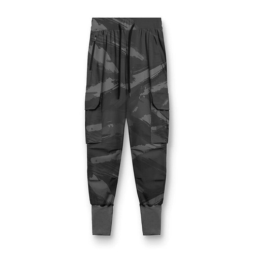 Summer Men's Thin Casual Quick Dry Stretch Multi Pocket Sports Trousers - Picture 12 of 42