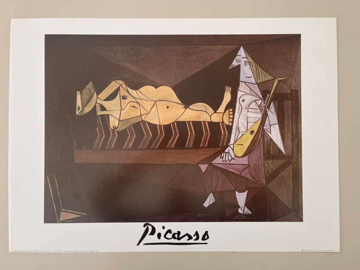 PABLO PICASSO,'AUBADE, 1942', AUTHENTIC 1992 ART PRINT | eBay