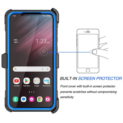 Funda protectora de pantalla con clip ultra resistente para Samsung Galaxy S23 S22+ S22 - Imagen 15 de 31