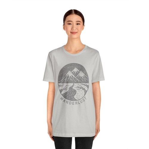 Unisex Wanderlust Shirt Adventure Mountains Camping Hiking Cool Nature T-Shirt - Picture 16 of 37