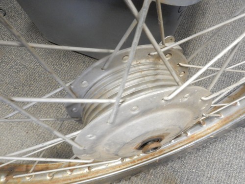 Vintage Front Wheel Assy w/ Radaelli 1.80x21 21" Wheel Hub & Spokes Fits: Penton - Picture 16 of 24