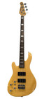 Sawtooth Mod24 Natural Flame Maple 24 Fret Electric Bass Guitar, Left-Handed