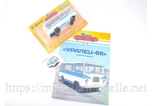 1:43 Uralez 66 Bus mit Zeitschrift #67 - Bild 6 von 6