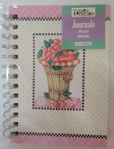 Mary Engelbreit Spiral Bound Journal Notebook Colorbok 2006 NIP Basket Cherries - Picture 7 of 7