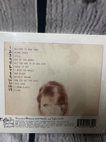 New Taylor Swift - T.S. 1989 (CD, 2014)Big Machine Records Sealed AA - Picture 4 of 4