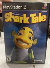 Dreamworks Shark Tale Sony PlayStation 2 PS2 2004 Complete In Box