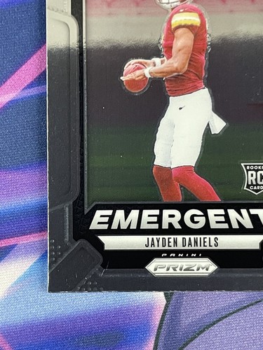 2024 Panini Prizm - Emergent #2 Jayden Daniels RC Washington Football Team NM+ - Picture 5 of 7