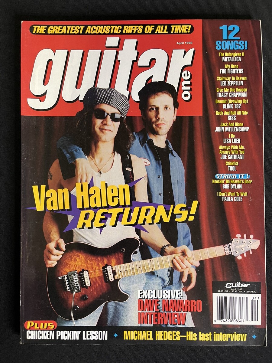 Guitar One Magazine April 1998 Eddie Van Halen | eBay