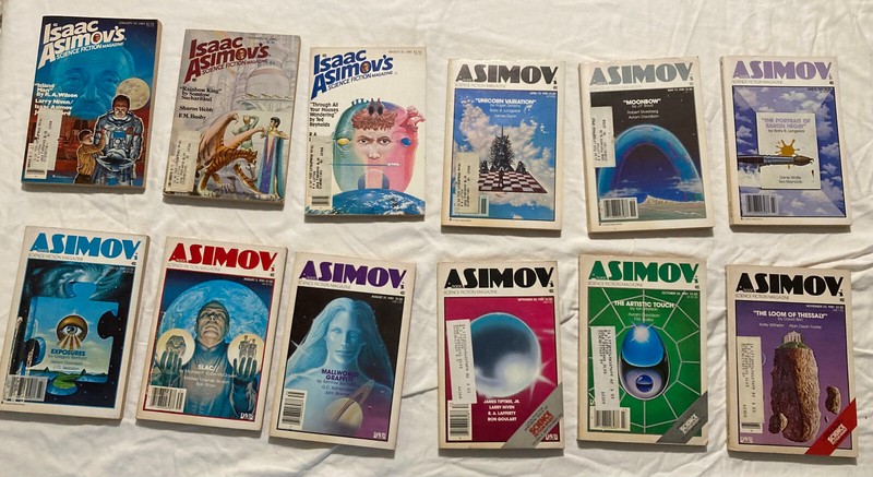 12 Issues Issac Asimov Science Fiction Magazine, 1981