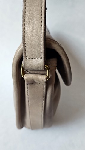 Vintage Coach kleine Paris Umhängetasche Khaki Leder 4100 - Bild 9 von 13