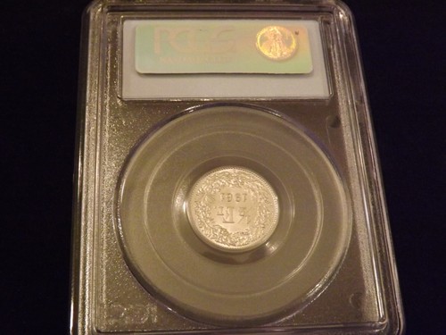 1961 B 1/2 Fr Switzerland PCGS MS 66 - Picture 2 of 2