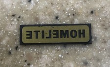 Small Vtg Homelite Logo Advertising Metal Letterpress Printing Stamp