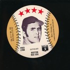 1977 Saga Baseball Disc Fred Lynn Boston Red Sox