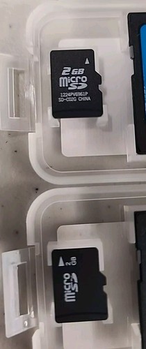 LOT 2pcs Micro SD Memory Card 2GB + Adapter - Picture 4 of 5